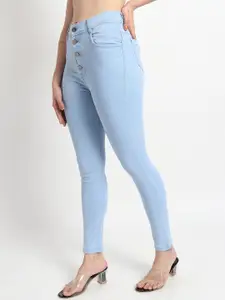 TYFFYN Women Jean Slim Fit High-Rise Stretchable Jeans
