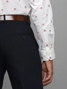 Allen Solly Floral Printed Slim Fit Pure Cotton Formal Shirt