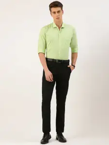 Peter England Solid Slim Fit Pure Cotton Formal Shirt