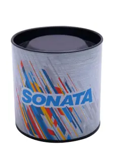 Sonata Men Printed Dial & Leather Straps Analogue Watch- 77105SL06