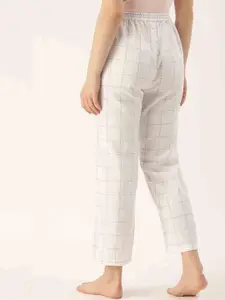 Kryptic Women Checked Relaxed Fit Lounge Pants