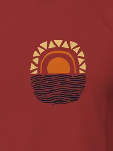 BULLMER Pack Of 2 Graphic Printed Hooded Cotton Sweatshirt