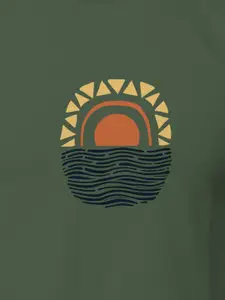 BULLMER Pack Of 2 Graphic Printed Hooded Cotton Sweatshirt