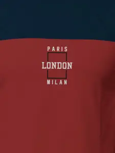 BULLMER Pack Of 2 Typography Printed Cotton Sweatshirt