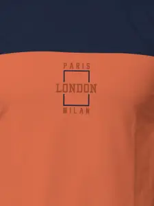 BULLMER Pack Of 2 Typography Printed Cotton Sweatshirt