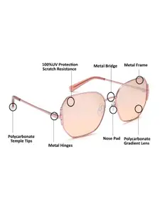 FILA Women Lens & Wayfarer Sunglasses With UV Protected Lens SFI359K57319XSG
