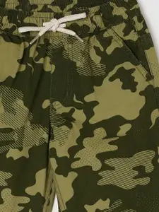 max Boys Camouflage Printed Pure Cotton Shorts