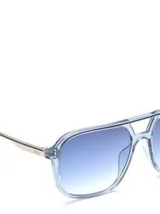 FILA Men Square Sunglasses with UV Protected Lens SFI600K566N4SG
