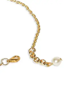 OOMPH Gold Plated Infinity Charm Anklet