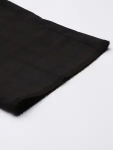 Peter England Men Checked Slim Fit Trousers