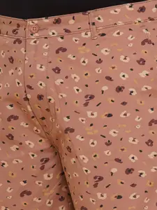 John Pride Men Plus Size Conversational Printed Mid Rise Shorts