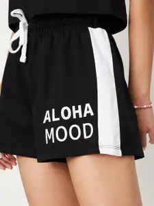 max Girls Mid-Rise Pure Cotton Shorts