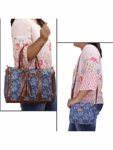 THE CLOWNFISH Adelina & Lorna Women Printed Crossbody Bag & Handbag With Tasselled