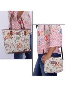 THE CLOWNFISH Adelina & Justina Women Printed Leather Sling Bag & Handbag