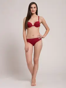 MAKCLAN Plunge Bra - Medium Coverage Underwired Lightly Padded