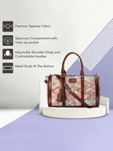 THE CLOWNFISH Lorna & Aahna Women Printed Crossbody Bag & Handbag With Tasselled