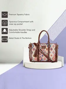 THE CLOWNFISH Lorna & Aahna Women Printed Crossbody Bag & Handbag With Tasselled