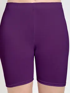 Jinfo Women Pack Of 3 Mid-Rise Yoga Sports Shorts