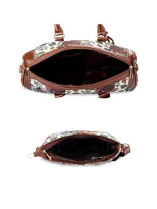 THE CLOWNFISH Linda & Lorna Women Printed Crossbody Bag & Handbag With Tasselle