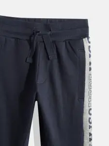 U.S. Polo Assn. Kids Boys Brand Logo Printed Pure Cotton Joggers