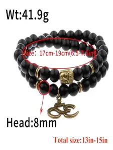 UNIVERSITY TRENDZ Men Wraparound Bracelet