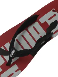 Puma Men Cloud Brand Logo-Printed Flip Flops