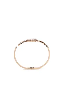 EL REGALO Women Stainless Steel Embellished Cuff Bracelet