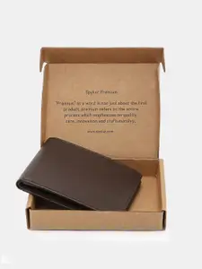 Spykar Leather Belt & Wallet Combo