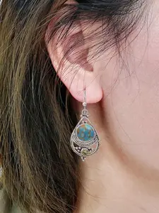 Yellow Chimes Contemporary Drop Earrings