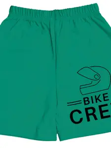 A.T.U.N. Infants Boys Typography Printed Cotton Shorts