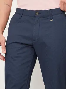 max Men Mid-Rise Regular Trousers