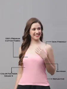 Friskers Non Padded Skin Friendly Bio Wash Pure Cotton Camisole