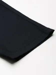 V Dot Men Self Design Slim Fit Trousers