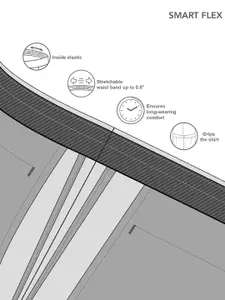 Arrow Sport Men Slim Fit Low-Rise Trousers