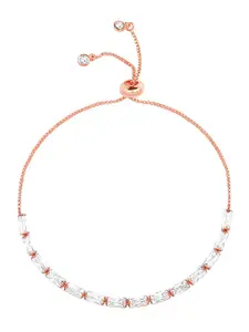 Peora Rose Gold-Plated Charm Bracelet