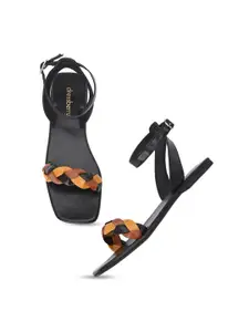 DressBerry Women Synthetic Leather Open Toe Flats