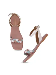 DressBerry Women Synthetic Leather Open Toe Flats