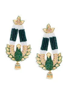 Sukkhi Gold-Plated Contemporary Drop Earrings