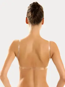 Bralux Non-Wired & Seamless Full Coverage Cotton Transparent Back T-Shirt Bra