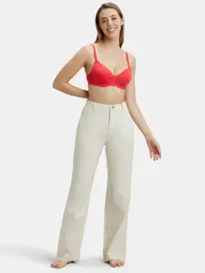 Jockey Under Wired Padded Super Combed Cotton Medium Coverage Tshirt Bra-1245