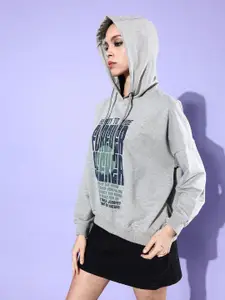 The Roadster Life Co. Graphic Printed Hooded Sweatshirt