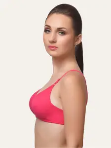 Lady Lyka Medium Coverage Lightly Padded Seamless Cotton T-Shirt Bra