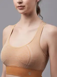 C9 AIRWEAR Seamless Anti-Odour Sports Workout Bra - Full Coverage Lightly Padded