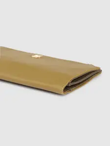 Baggit Women Solid Two Fold Wallet with SIM Card Holder