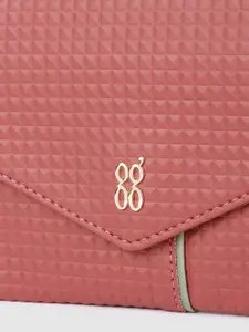 Baggit Women Geometric Textured Envelope Wallet