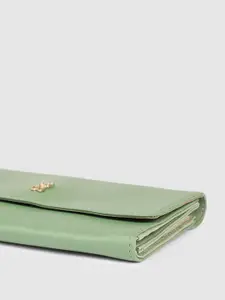 Baggit Women Abstract Textured Envelope Wallet