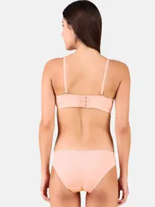 Secret Lives Self-Designed Heavily Padded & Under-Wired Bra With Bikini Briefs