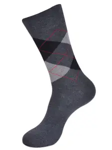 Socksxpress Men Pack Of 3 Patterned Calf-Length Socks