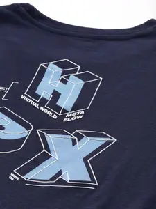 HRX by Hrithik Roshan Men Printed Bio Finish T-shirt