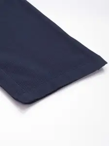 Allen Solly Men Textured Slim Fit Chinos Trousers